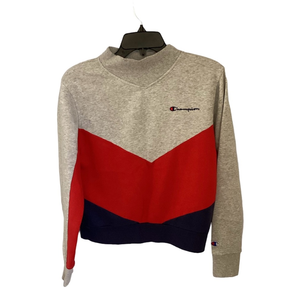 Womens Champion Crop Turtle Neck Sweater